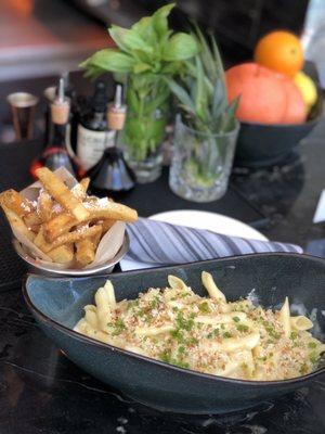 Truffle Fires Mac and Cheese