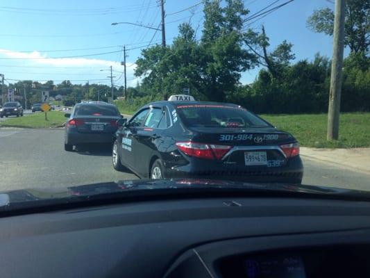 Rude Barwood driver cutting in front of me, almost causing a crash.