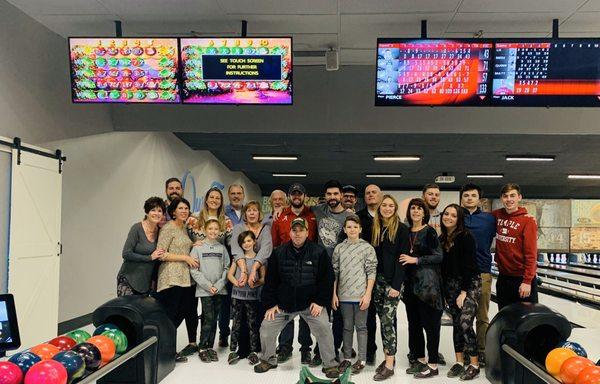 The Wall, Lee and Burns families. Aunts uncles and Cousins.