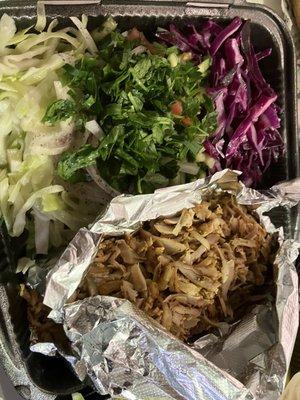 Chicken Shawarma plate