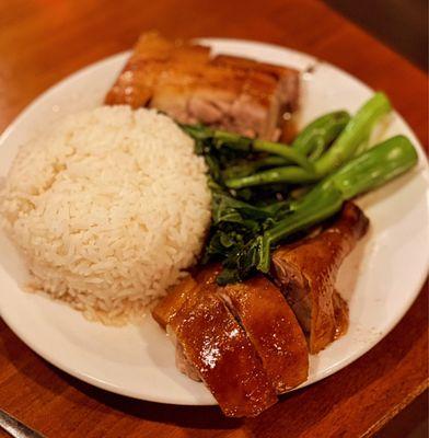 Roast Duck Over Rice Lunch Special