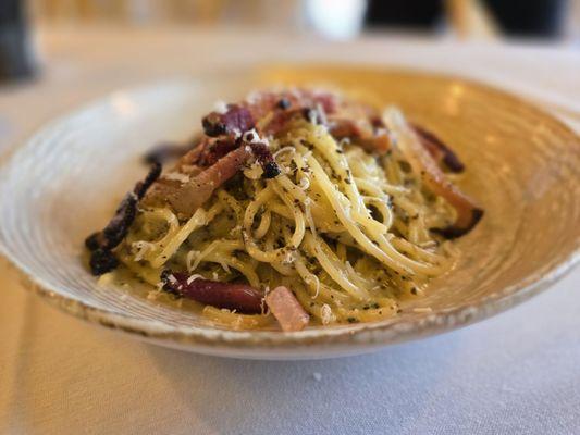 Table side carbonara