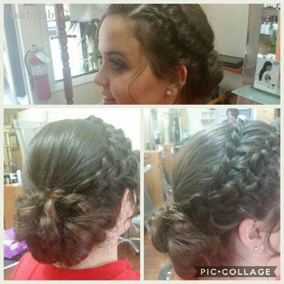 Updo for prom by Fabiola