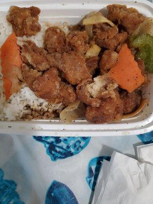 The worst bourbon chicken