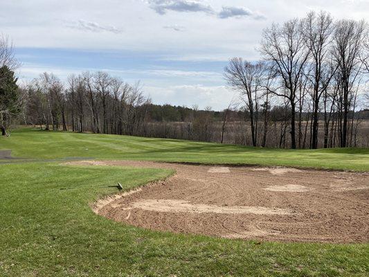 Hole 3...Surrounded by marsh land