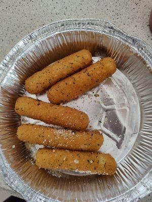 Mozzarella cheese sticks