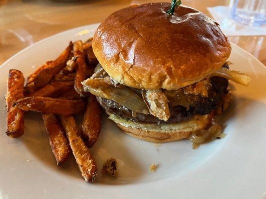 Beer cheese burger. So good