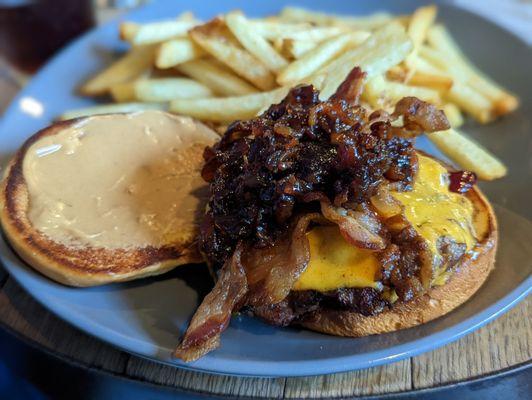 Peanut Butter and Jelly Burger