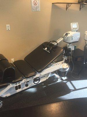 We have 2 spinal decompression tables that can be used for Cervical or Lumbar decompression.