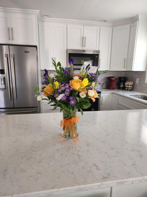 Anniversary floral arrangement