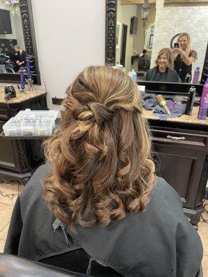 Soft wedding braid