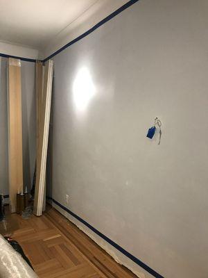 Molding installation - Park Slope Brooklyn NY - Before 1