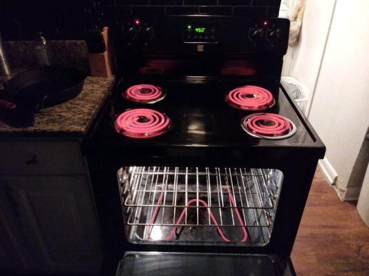 Gotta use my oven to stay warm.