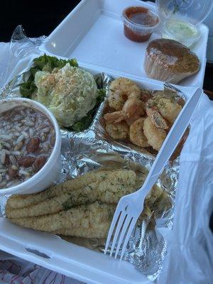 Shrimp and Catfish Basket