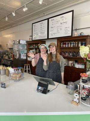 Friendly staff at Meltdown Ice Cream