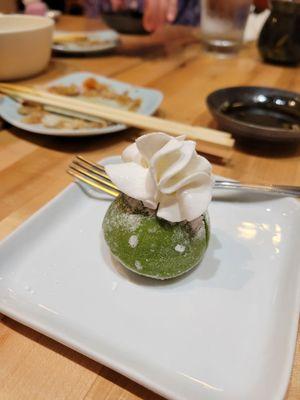 Green tea mochi