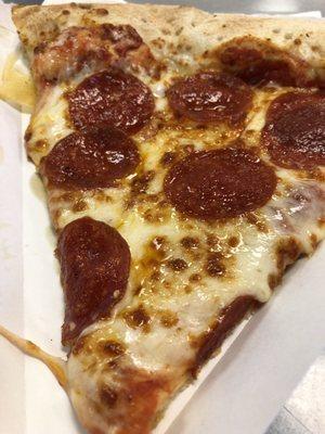 Slice pepperoni pizza