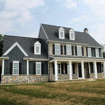 Beautiful new home we had the opportunity to install Tamko asphalt shingles on!