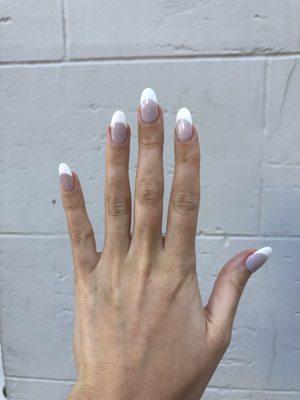 Acrylic French nails