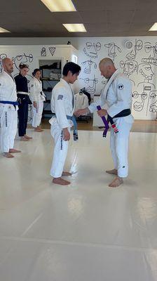 Purple belt promotion