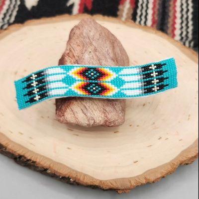 NAVAJO BEADED BARRETTE