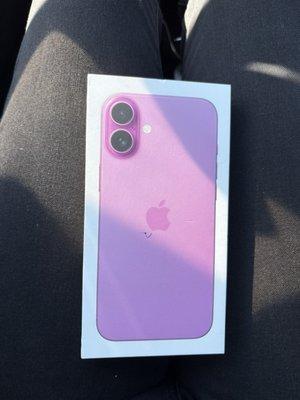 Pink iPhone 16 plus