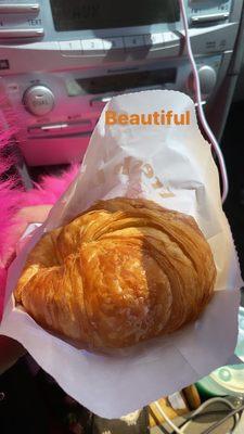 Big croissants is $2.50