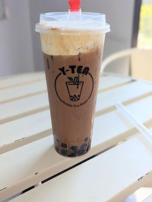 Vietnamese sea salt coffee with boba