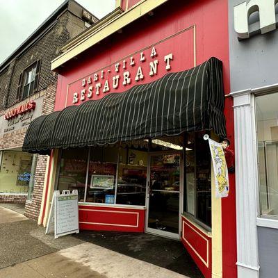 Exterior of restaurant