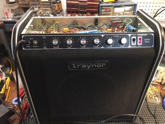 1970's Traynor Guitar Mate, new tubes and some preamp mods