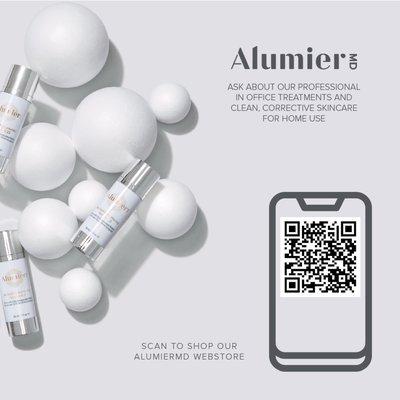 Check out our customized line of clinical skin care. We partner with AlumierMD to help you reach your goals. Clean, cruelty free, effective!