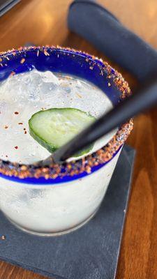 Spicy cucumber marg