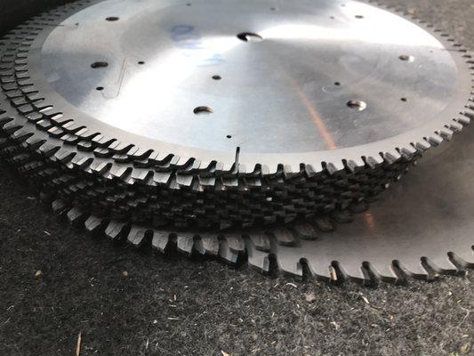 Carbide Saw blade sharpening