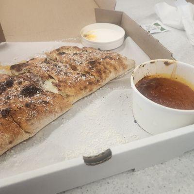 Vesuvio calzone with San Marzano sauce