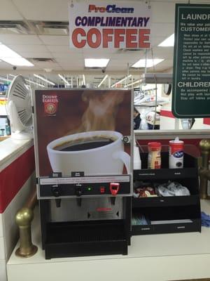 Pro clean offers complimentary coffee to all its customers.