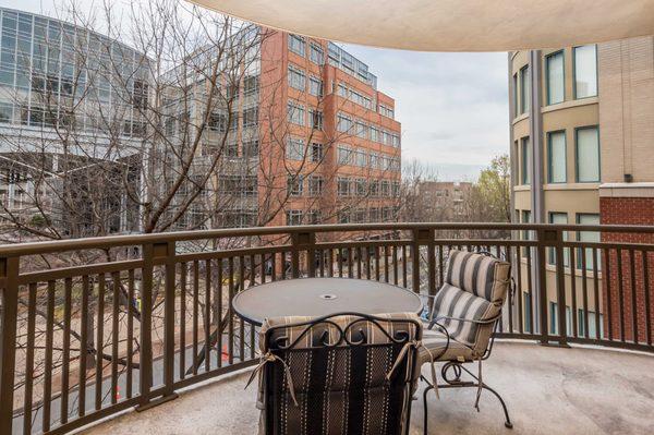 Beautiful patio in Gateway condominium