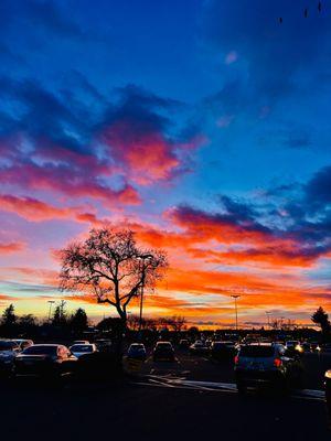 Sunset from the patio