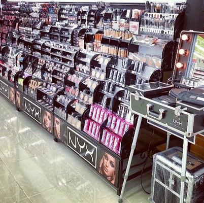 Awesome NYX make up section!