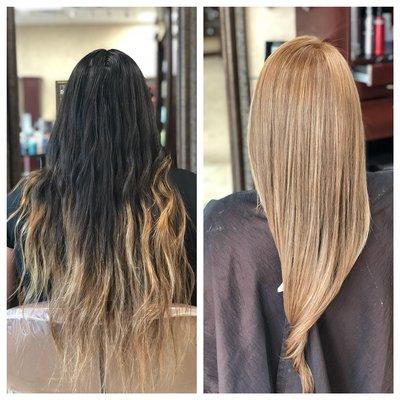 Before and after by Laura