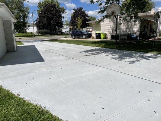 The helicopters were falling and the lines are freshly cut, to explain why it looks a little messy.