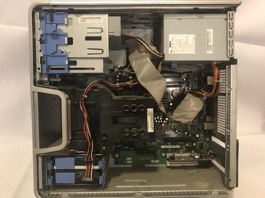 Before: Remember to have your computer cleaned regularly. Excess dust can cause over heating, and electrical shorts.