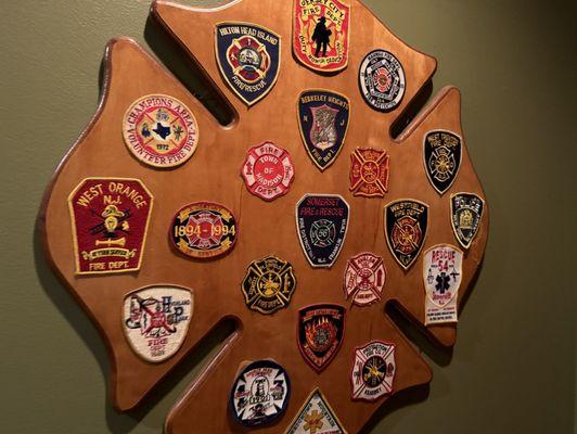 Patches of fire departments