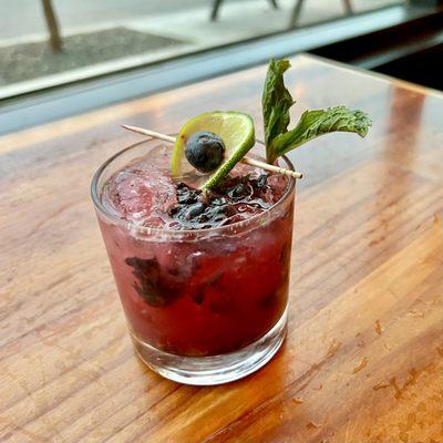 Blueberry Mojitos