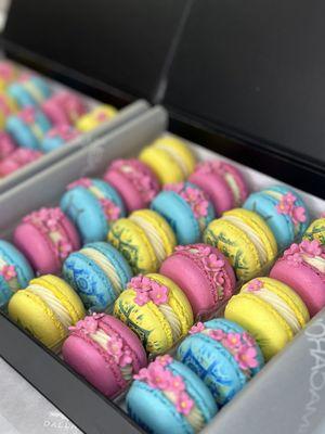 A special macaron collection for a Bachelorette party