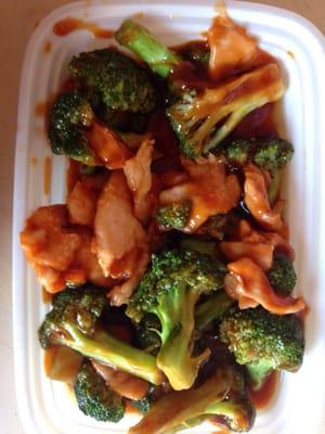 chicken and broccoli!