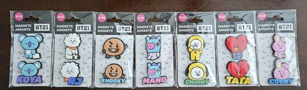 New BT21 magnets - $2.25 each