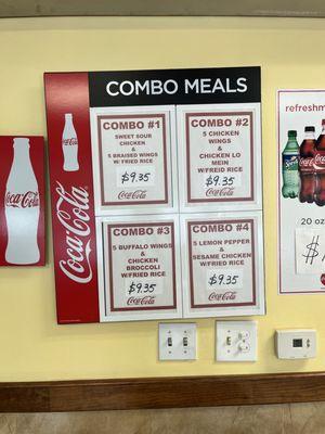 Combo specials for the meat eaters