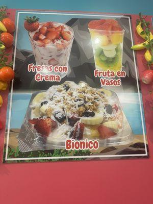 Unas deliciosas fresas con crema fruta fresca Bionicos