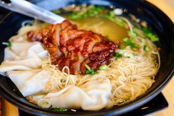 BBQ Pork Wonton Noodle Soup