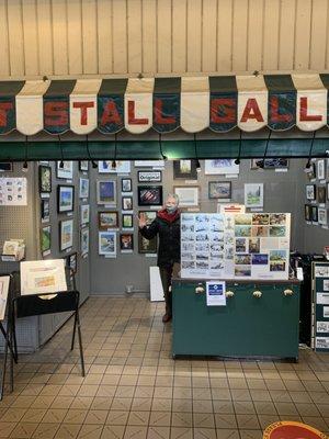 Sally at the Art Stall Gallery